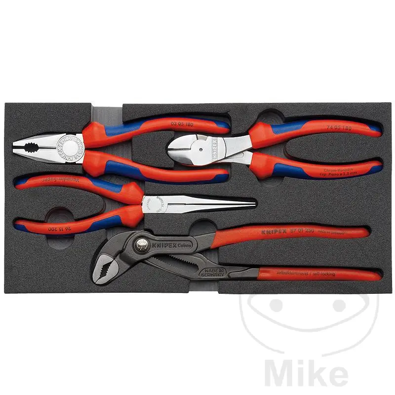 Knipex sada nářadí nerez vložka 4-dílná