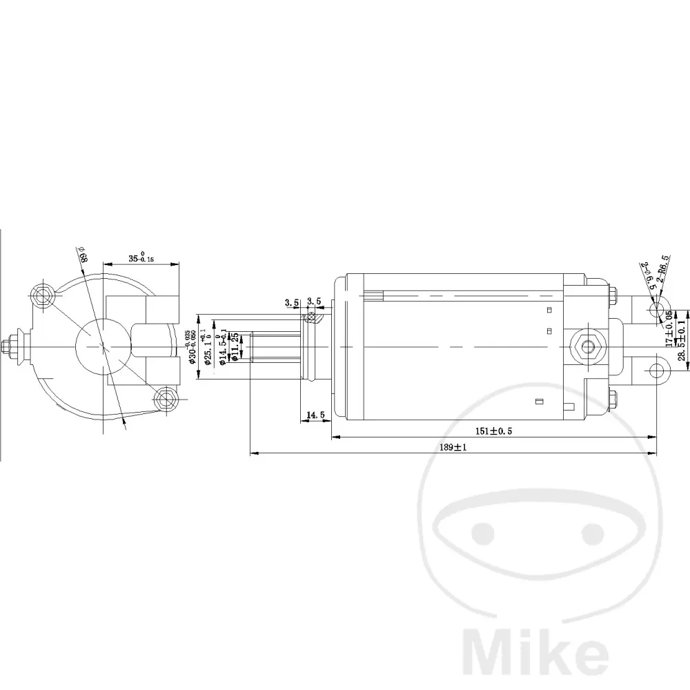 JMP startér APRILIA PEGASO 650 N 92, PEGASO 650 P 93, PEGASO 650 R 94, PEGASO 650 S 95, PEGASO 650 97-00, PEGASO 650 T 96, PEGASO 650 IE 01-04...