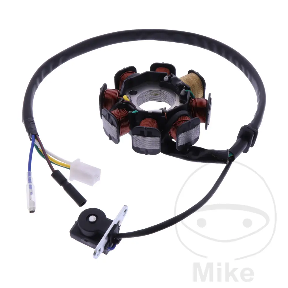 JMP stator SYM ALLO 125 11-16, FIDDLE II 125 07-14, JET4 125 10-16, MEGALO 125  EURO1 02-03, MEGALO 125  EURO2 04-07, ORBIT 125 08-10, ORBIT II 125