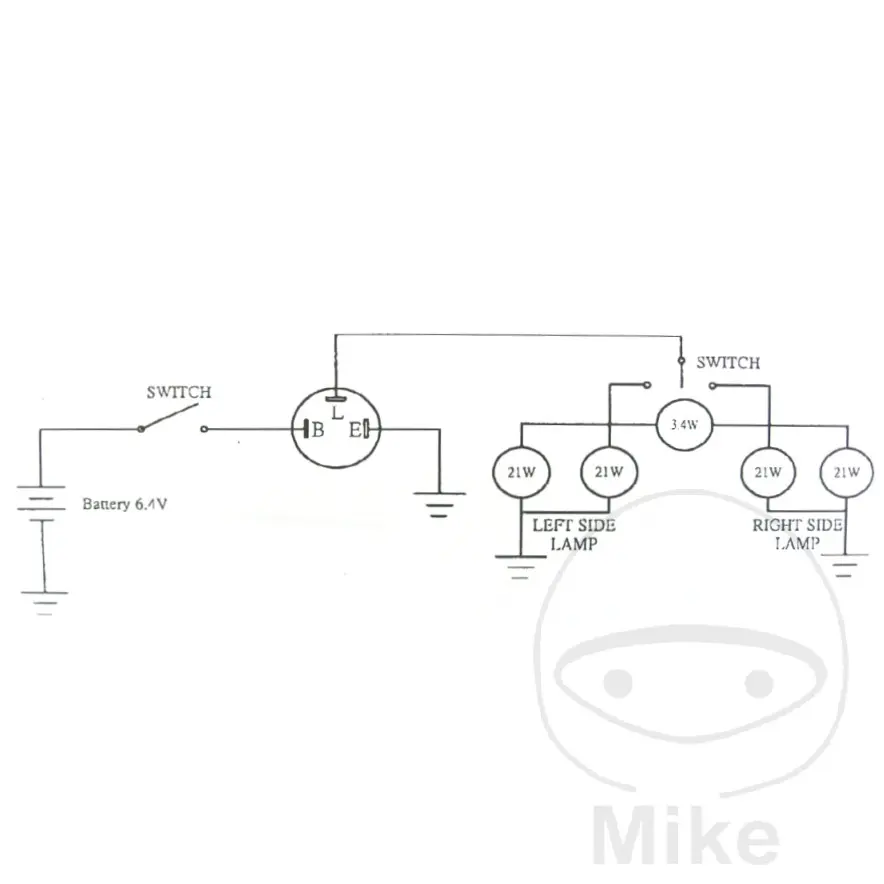 JMP relé blinkru elektrické 12V 3 pólové HONDA NB 50 M MELODY 84, ND 50 M MELODY 82-84, YAMAHA DT 50 R 89-97, DT 80 LC II 85-97