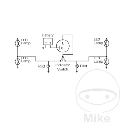 JMP relé blinkru elektrické 12V 2 PIN HONDA CB 900 F HORNET 02-06, CB 1300 F SUPER FOUR 98-04, CB 1300 F SUPER FOUR SPECIAL EDITION 02, CB 1300 SA