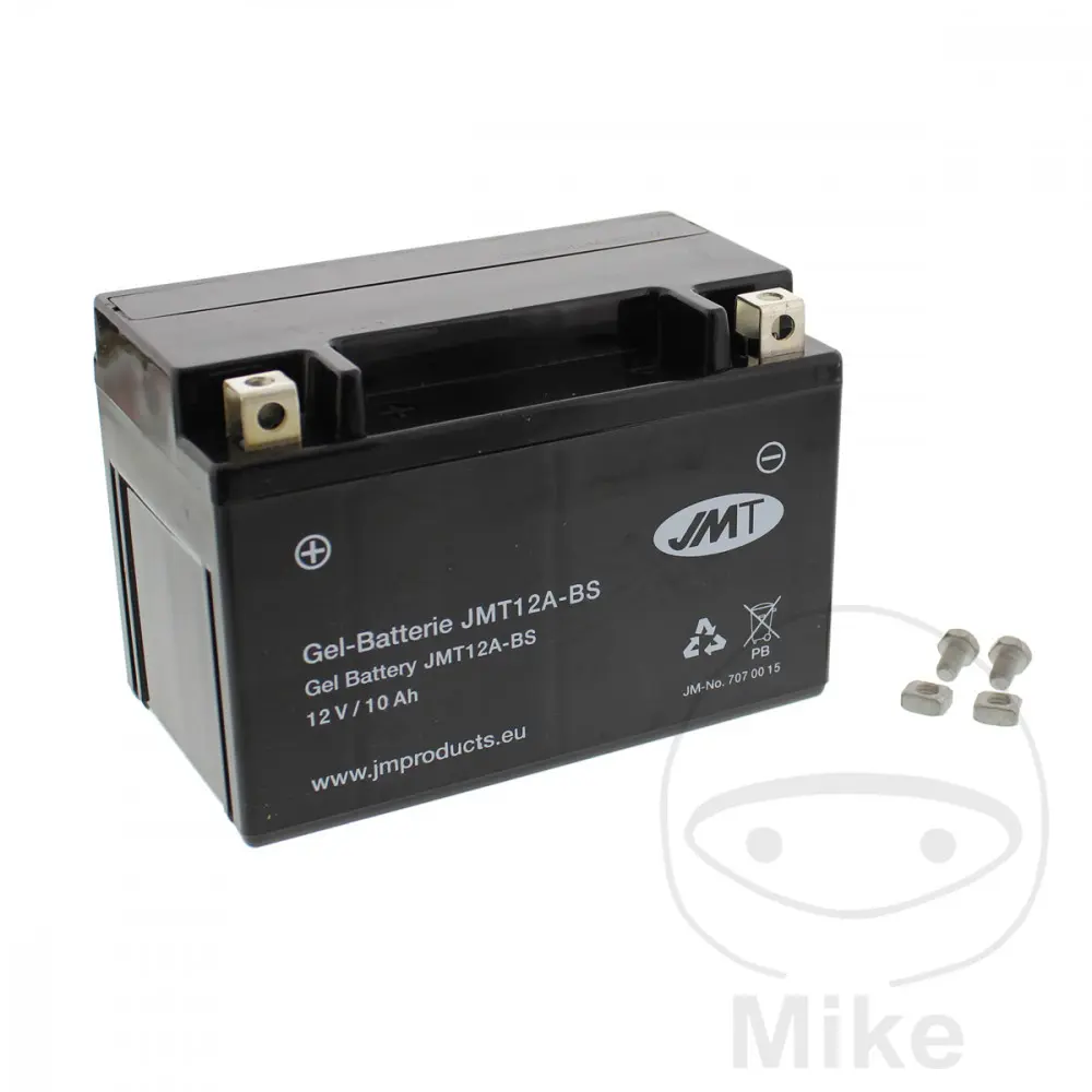 JMT motocyklový akumulátor YT12A-BS Gel JMT Yuasa 7070865 1087 6ON 0060 APRILIA RSV4 1000 R 10-13, RSV4 1000 RR  ABS 15-20, RSV4 1000 R  ABS APRC