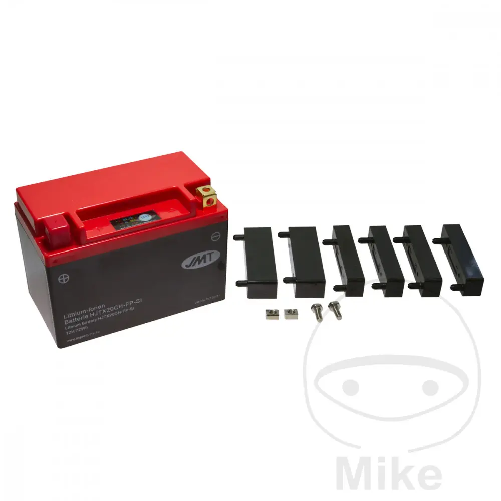JMT motocyklový akumulátor HJTX20CH-FP JMT Lithium-iontová s ukazatelem BMW K 1600 GT ABS 17-19, K 1600 GT SE ABS 20, K 1600 GT ABS DTC ESA 20-25,