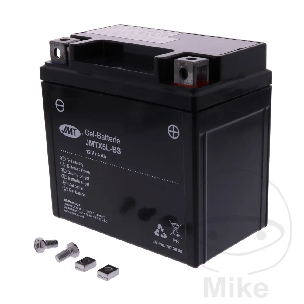 JMT motocyklový akumulátor YTX5L-BS Gel JMT Yuasa 7070857 3745 6ON 9130 ADLY/HER CHEE/HERKULES GTA 50 BLIZZARD EURO2 09, CHEE/HERKULES GTA 50 BLIZZARD