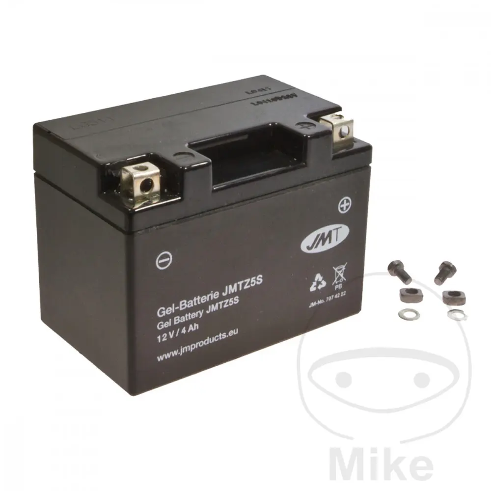 JMT akumulátor motocyklový YTZ5S GEL JMT GAS GAS TX 125 4T RANDONNE 11-16, GAS TX 200 4T RANDONNE 14-16, HONDA C 125 A SUPER CUB ABS 18-25, MSX 125