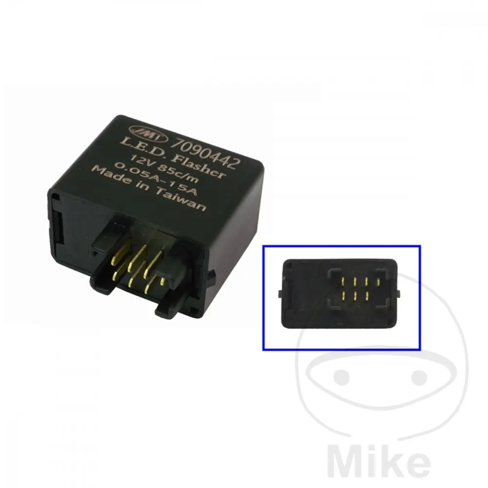 JMP relé blinkru elektrický 12V 7pólový SUZUKI AN 250 BURGMAN 98-06, AN 400 BURGMAN 99-16, AN 400 S BURGMAN 05-06, AN 400 Z BURGMAN 07-08, AN 400 A