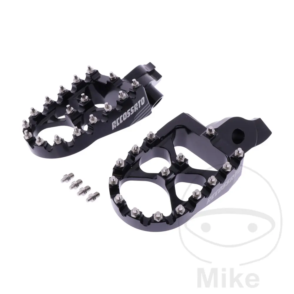 Accossato stupačky sada černý Accossato Motocross BMW F 650 650 GS 00-08, F 650 650 GS  ABS 00-08, F 650 650 GS DAKAR 00-08, F 650 650 GS DAKAR ABS