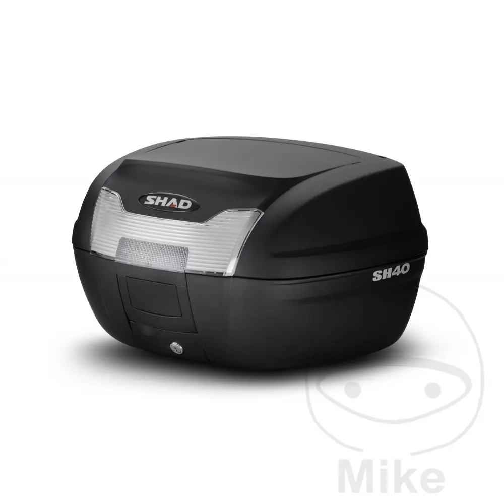 Shad horní kufr černý 40 litrů Shad SH40 s platem APRILIA ARRECIFE 125 04-06, ARRECIFE 200 04-06, ARRECIFE 250 04-06, ATLANTIC 125 IE 12-13, ATLANTIC