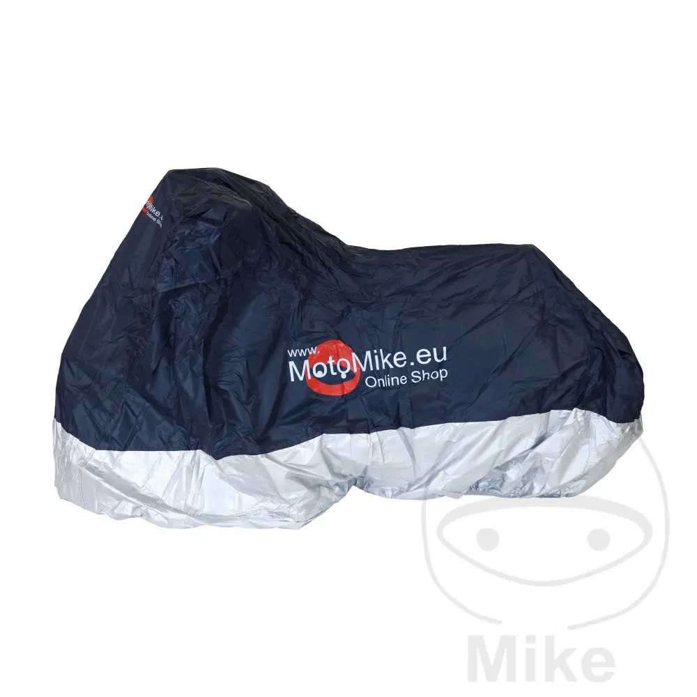 6ON krycí plachta motocyklů -500CCM Motomike modrý/stříbrný AIYUMO PARAISSO 125 09-16, WEST 250 09-16, AJP PR3 125 ENDURO 08-15, PR3 125 ENDURO CITY