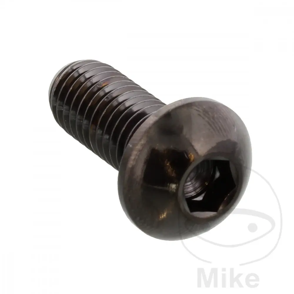 JMP šroub brzdového kotouče Bolt M8X1.25 mm 20 mm nerez V4A černá barva BMW C1 125 00-04, C1 125  ABS 00-04, C1 200 01-04, C1 200  ABS 01-04, R 850 R