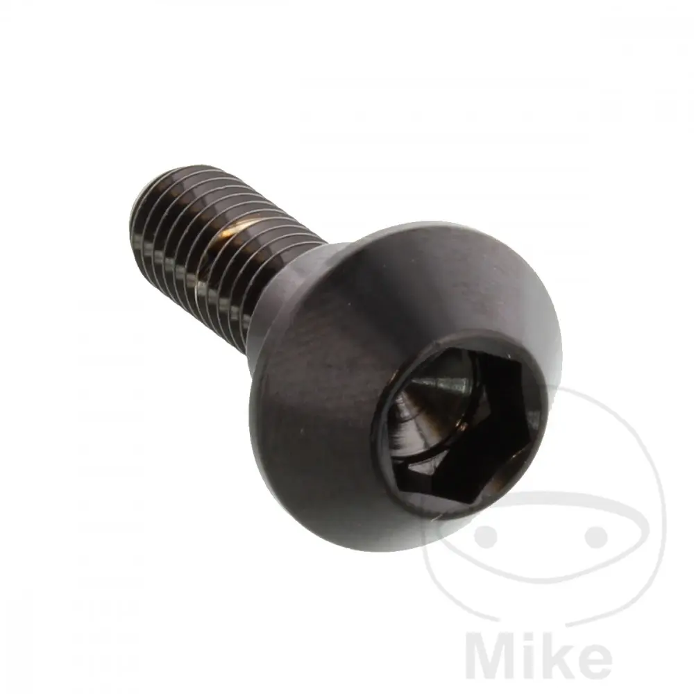 JMP šroub brzdového kotouče Bolt M6X1.00 mm 20 mm nerez V4A černá barva YAMAHA FJR 1300 A  ABS 03-21, FJR 1300 AS  ABS AUTOMAT 06-19, FJR 1300 AE  ABS