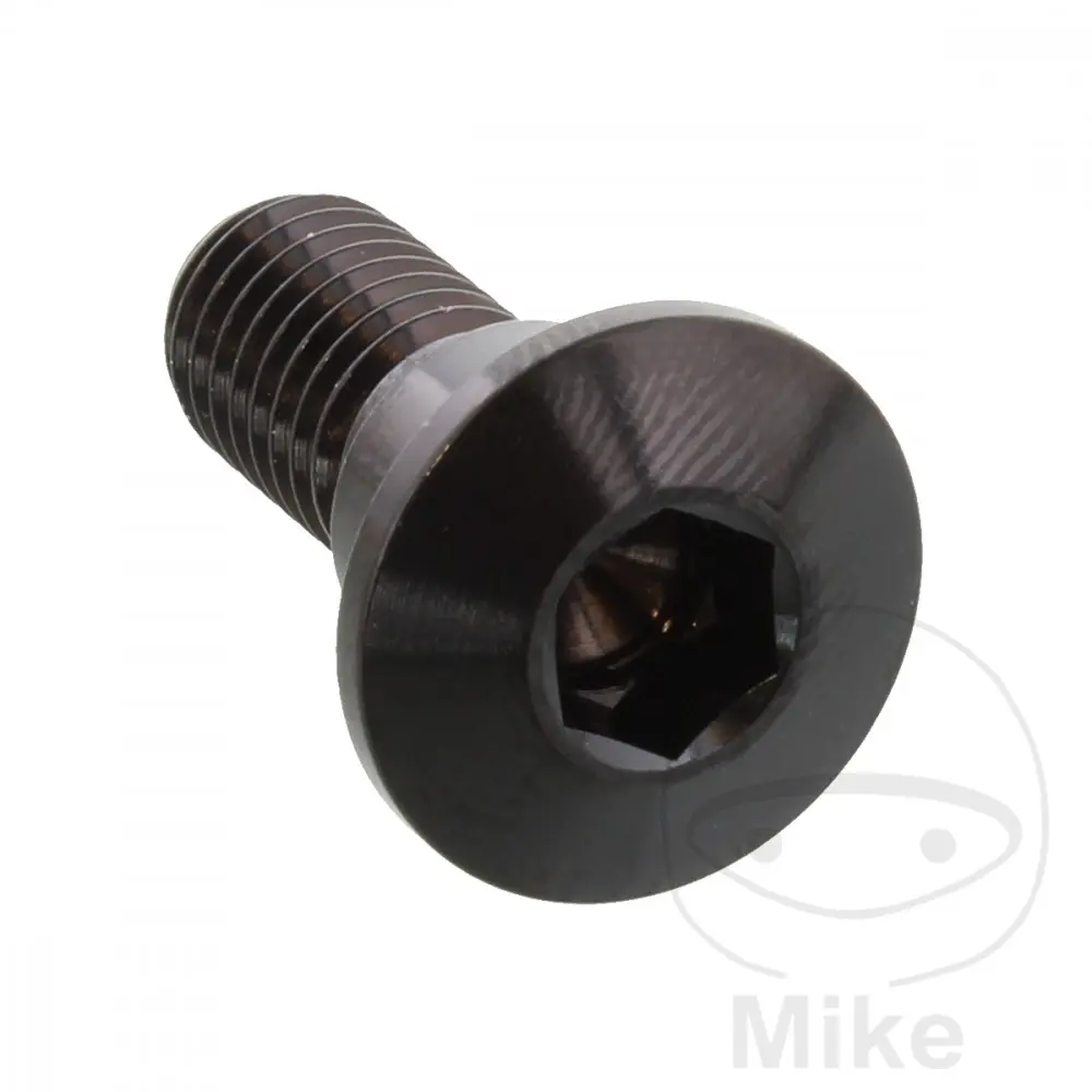 JMP šroub brzdového kotouče Bolt M8X1.25 mm 22 mm nerez V4A černá barva SUZUKI AN 250 BURGMAN 03-06, AN 400 BURGMAN 03-16, AN 400 S BURGMAN 05-06, AN