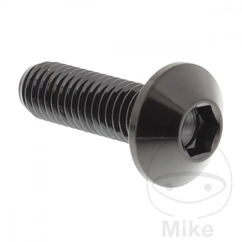 JMP šroub brzdového kotouče Bolt M8X1.25 mm 25 mm nerez V4A černá barva YAMAHA BT 1100 BULLDOG 02-06, FZ8 800 SA FAZER ABS 11-16, FZ8 800 N 11-15, FZ8