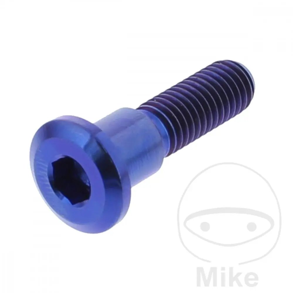JMP šroub brzdového kotouče Bolt M8X1.25 mm 33 mm Titan modrý SUZUKI GS 500 EU 89-00, GS 500 EUZ 89, GS 500 E 79-00, GS 500 EZ 89, GS 500 01-06, GS