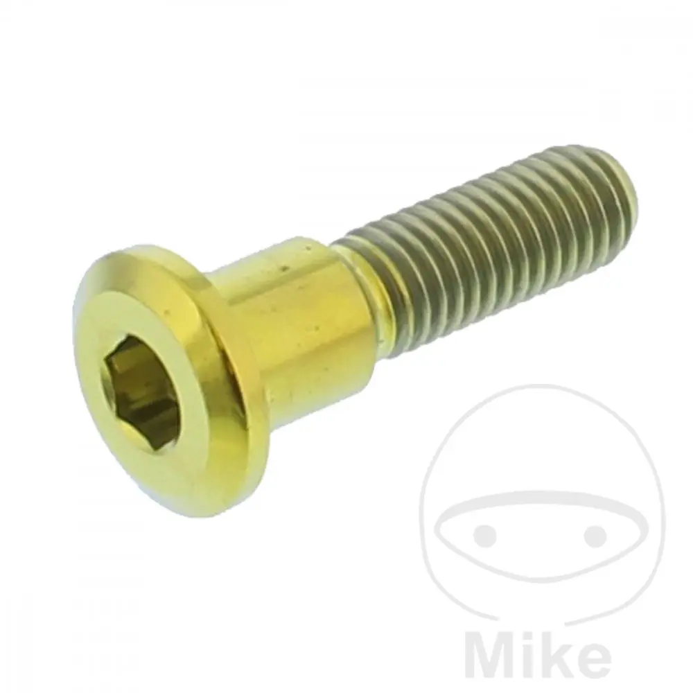 JMP šroub brzdového kotouče Bolt M8X1.25 mm 33 mm Titan zlatá barva SUZUKI GS 500 EU 89-00, GS 500 EUZ 89, GS 500 E 79-00, GS 500 EZ 89, GS 500 01-06,