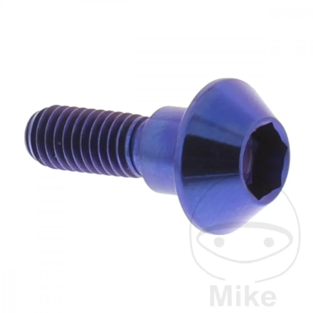 JMP šroub brzdového kotouče Bolt M6X1.00 mm 20 mm Titan modrý YAMAHA FJR 1300 A  ABS 03-21, FJR 1300 AS  ABS AUTOMAT 06-19, FJR 1300 AE  ABS