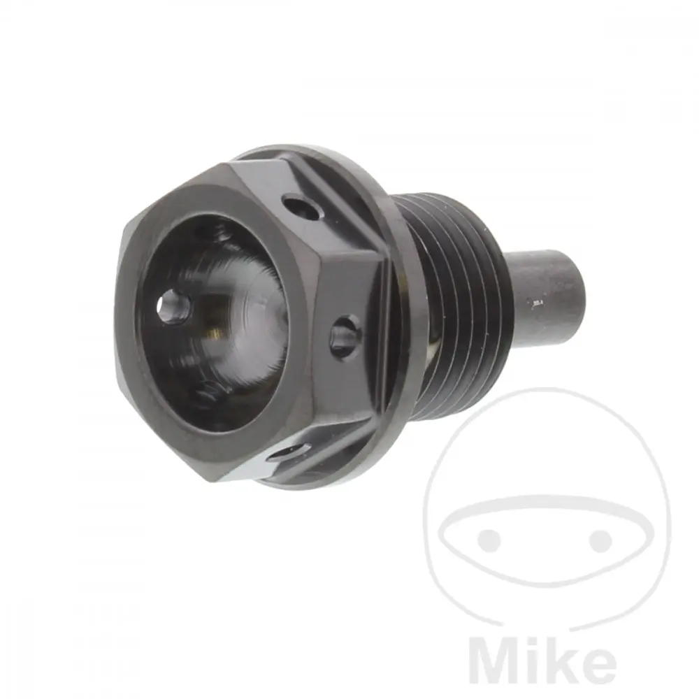 JMP šroub výpust oleje MAG BO M14X1.25MM 12MM TI černá AJP PR7 650 18-20, PR7 650  EURO5 21-24, PR7 650 GOLD EDITION EURO5 24, CAGIVA NAVIGATOR 1000