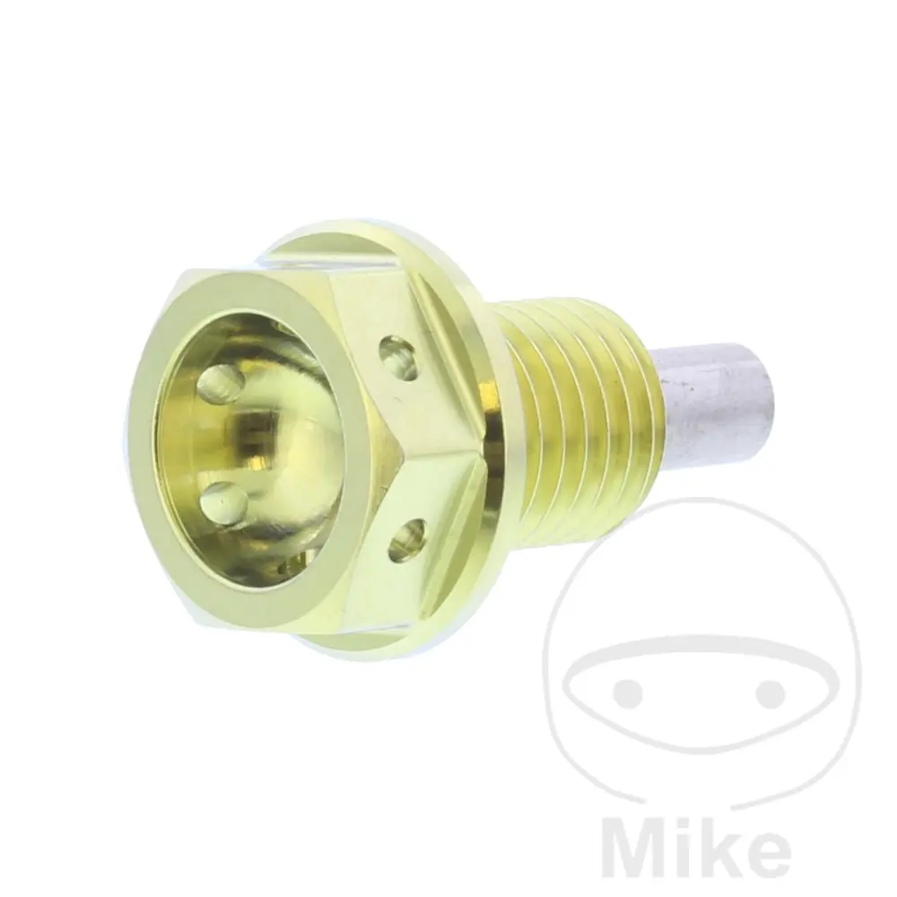 JMP šroub výpust oleje MAG BO M12X1.5 mm 15 mm Titan gold ADLY/HER CHEE/HERKULES ATV 150 S SPORT 04-09, CHEE/HERKULES ATV 150 U UTILITY 04-07,