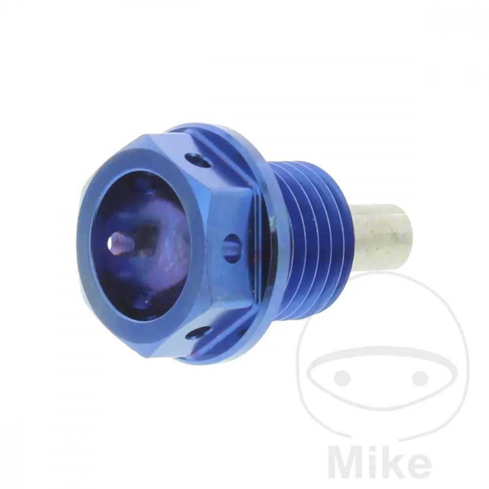 JMP šroub výpust oleje MAG BO M14X1.5 mm 12 mm Titan modrá ADLY/HER CHEE/HERKULES HURRICANE 450 S SPORT LOF 17-21, CHEE/HERKULES HURRICANE 450 SM