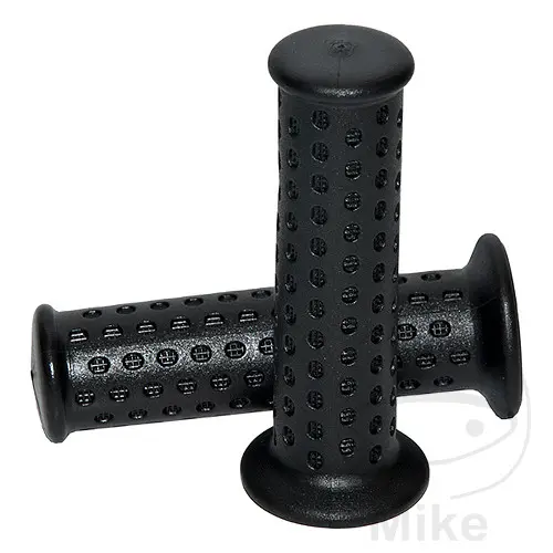Domino gumové rukojeti černé Domino tloušťka 22 mm. délka 118MM zavřené GILERA STALKER 50 DT BASE EURO1 03, STALKER 50 DT BASE EURO2 04-06, PIAGGIO