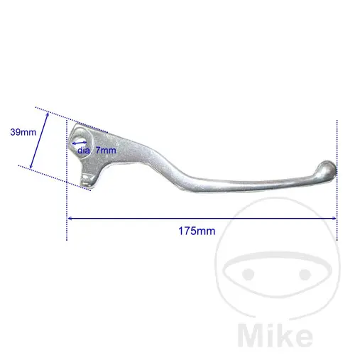 JMP brzdová páčka hliník HUSQVARNA SM 125 98-99, SM 125 S 00-10, SM 570 R 01-03, SM 610 R 00, SM 610 E  E-START 98-99, SM 610 S  E-START 00-04, SMR