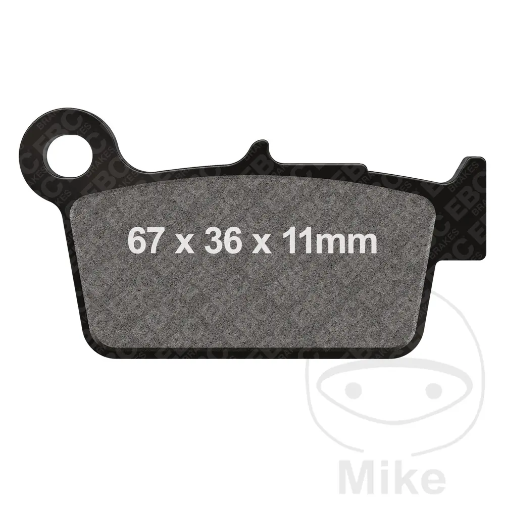 EBC brzdové destičky Sinter R EBC MX APRILIA MXV 450 08-15, RXV 450 06-15, RXV 550 06-13, SXV 450 06-13, SXV 550 06-15, FANTIC XE 125 2T 20-24, XE 300