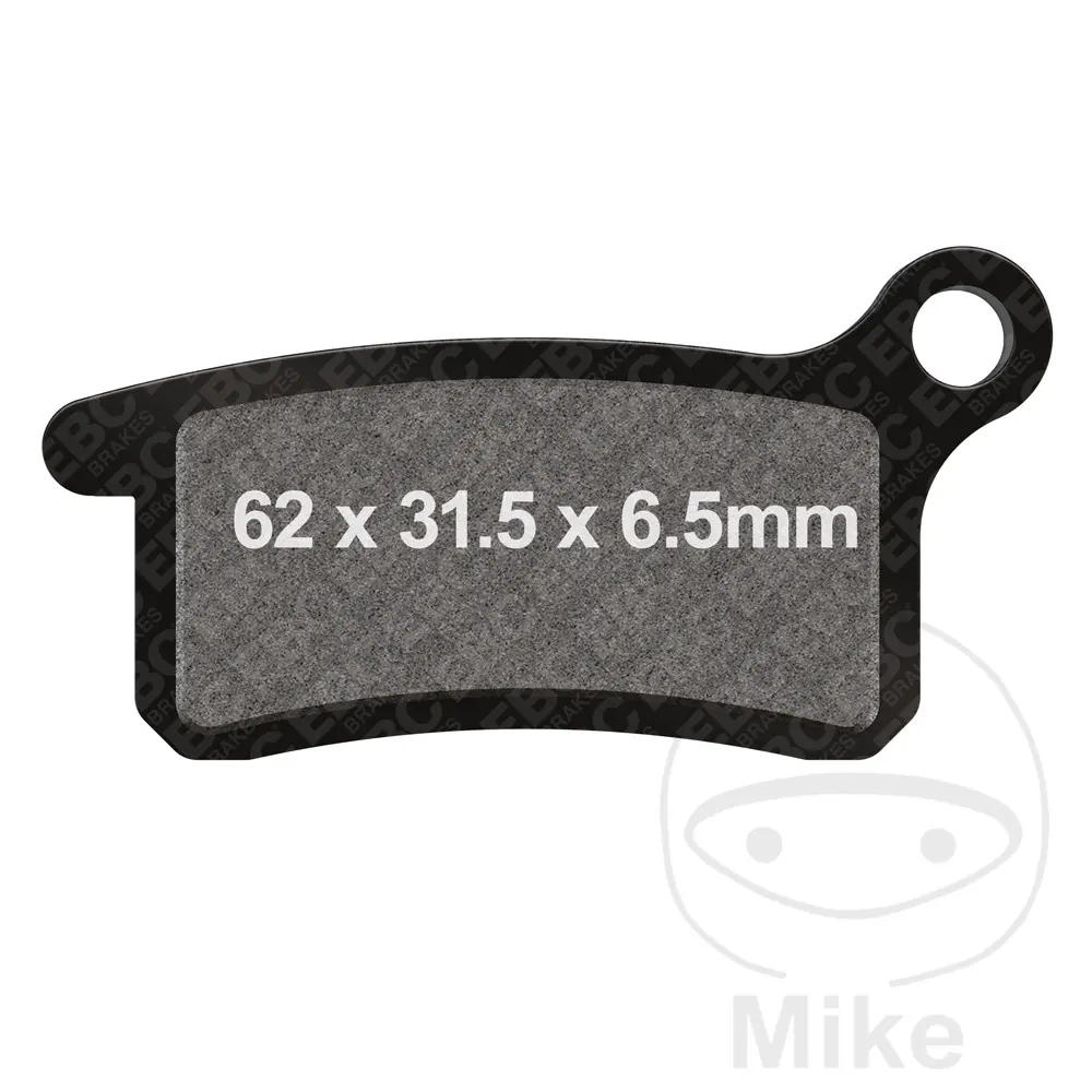 EBC brzdové destičky Sinter R EBC GAS GAS MC 65 21-24, HUSQVARNA CR 65 12-14, TC 65 17-24, KTM SX 65 02-25, SX 85 17/14 ZOLL 03-06, SX 85 17/14