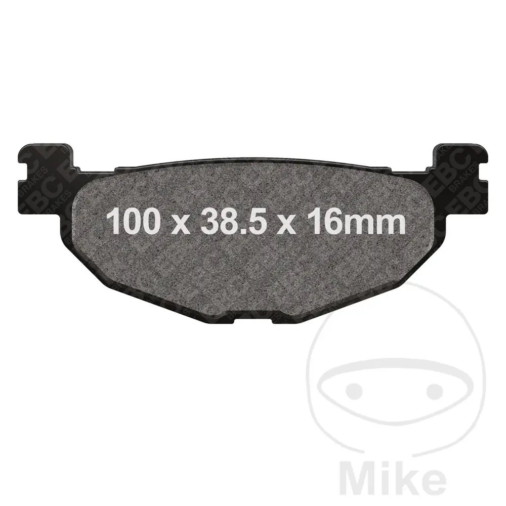 EBC brzdové destičky Standard Scooter EBC YAMAHA XP 500 TMAX 04-11, XP 500 A TMAX ABS 05-11, XP 500 TMAX BLACK MAX 06-07, XP 500 SV TMAX 11, XP 500 SV