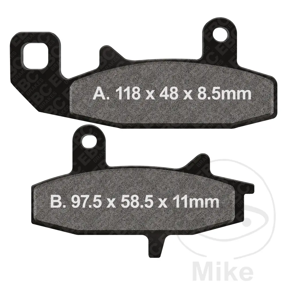 EBC brzdové destičky Sinter R EBC MX SUZUKI DR 650 RSU 90-91, DR 650 RS 90-91, DR 650 RU DAKAR 90, DR 650 R DAKAR 90-91, DR 650 RU 91-95, DR 650 R
