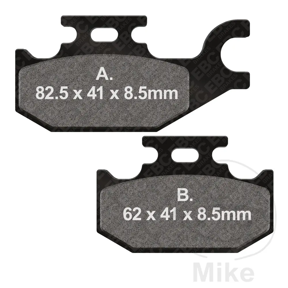 EBC brzdové destičky Standard EBC SUZUKI LT-A 400 F EIGER 4X4 02-07, LT-A 400 F KINGQUAD 4X4 08-15, LT-A 450 X KINGQUAD AXI 4X4 07-12, LT-A 500 XP