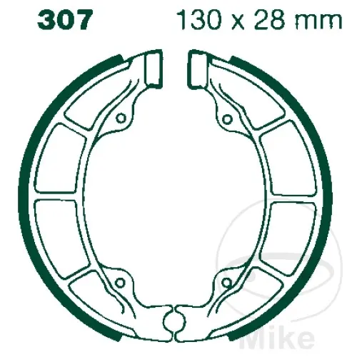EBC brzdové čelisti s pružinou EBC ARCTIC CAT/TEXTRON Y-12 90 2T YOUTH 2WD 02-04, CAT/TEXTRON Y-12 90 4T YOUTH 2WD 04-05, CAT/TEXTRON Y-6 50 2T YOUTH