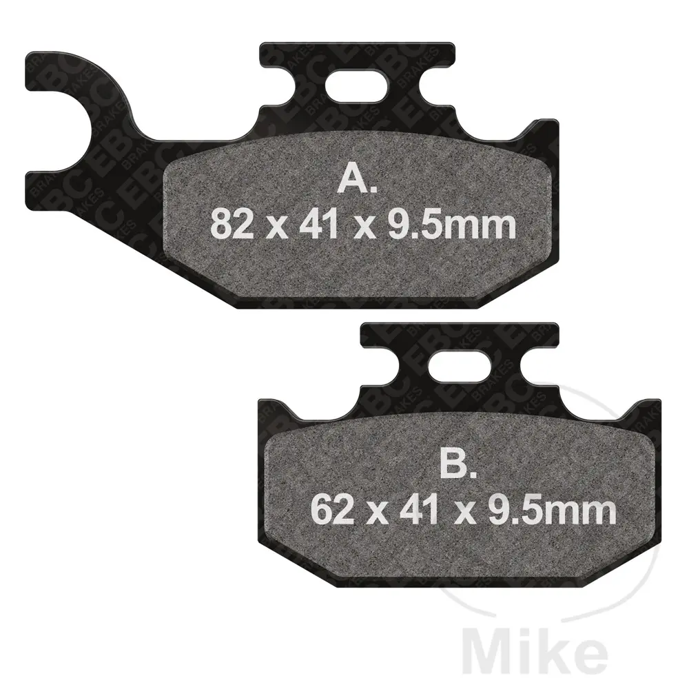 EBC brzdové destičky Sinter R EBC YAMAHA YFM 700 R 06-12, YFM 700 R SE SPECIAL EDITION 07-12, YXR 660 F RHINO 04-07