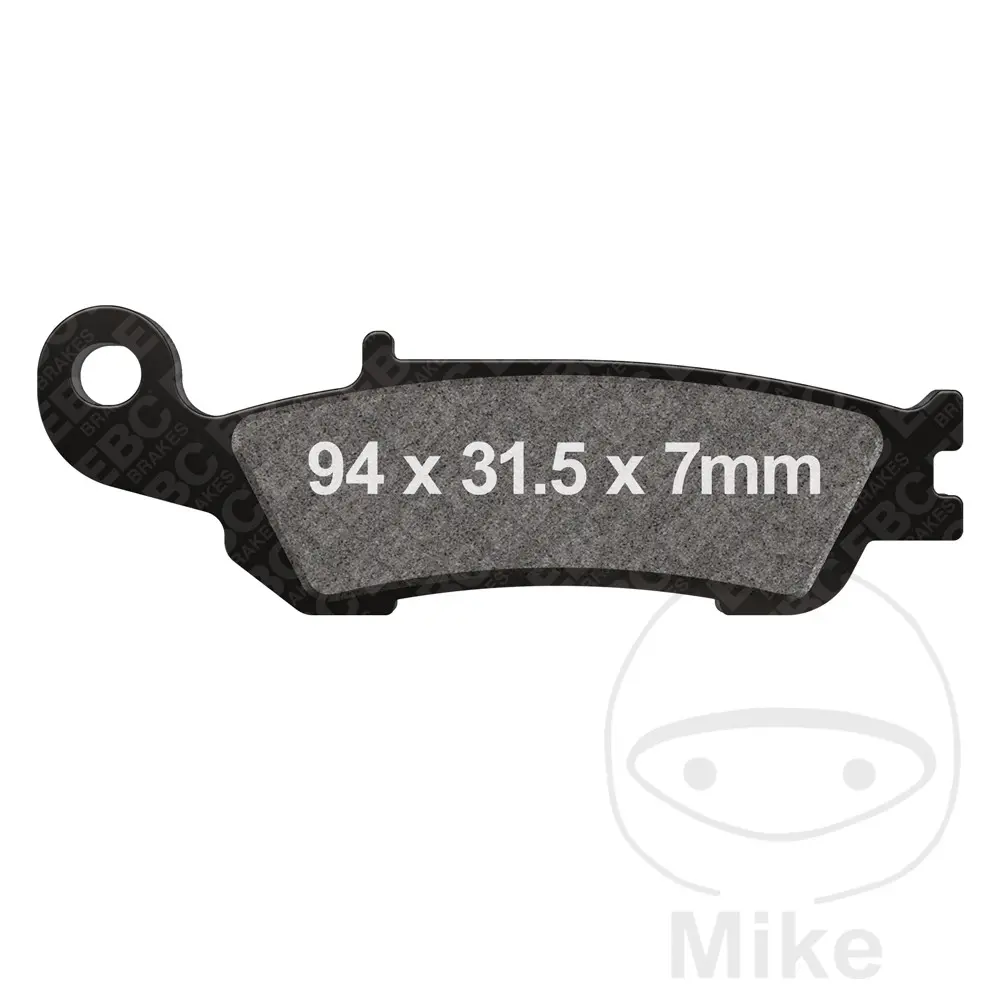 EBC brzdové destičky Sinter MX-S EBC závodní MX YAMAHA WR 250 F GP 18-19, WR 250 F 18-24, WR 450 F GP 18-19, WR 450 F 16-24, YZ 125 08-25, YZ 125