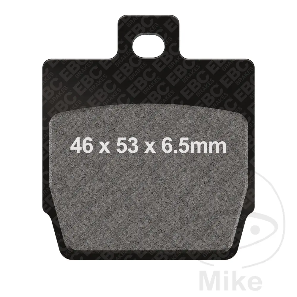 EBC brzdové destičky Sinter HH Scooter EBC MBK EW 50 STUNT 00-04, EW 50 STUNT NAKED 05-06, YQ 50 NITRO 98-06, YQ 50 NITRO NAKED 05-06, YQ 50 F1 NITRO