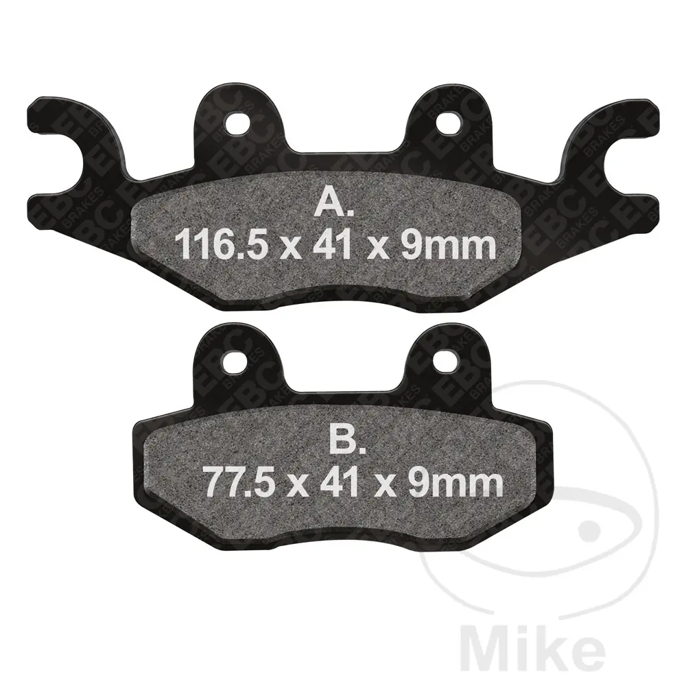 EBC brzdové destičky Standard EBC CECTEK/HERKULES ESTOC 500 EFI  /LOF 09-11, ESTOC 500 T5 EFI  /LOF 12-13, ESTOC 500 T5 EFI  LOF 14-15, KINGCOBRA 500