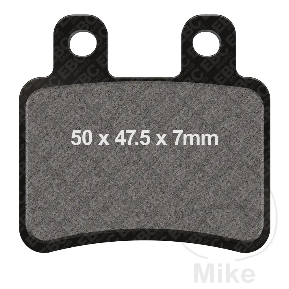 EBC brzdové destičky Sinter HH Scooter EBC DERBI BOULEVARD 125 03-07, BOULEVARD 150 06-09, GP1 125 RACING LOW SEAT 08-11, GP1 250 IE RACING 08-10,