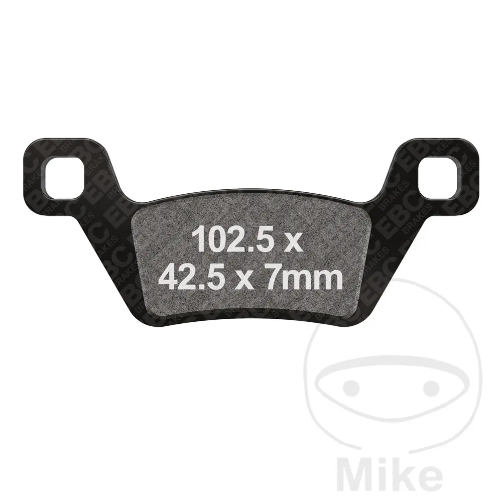 EBC brzdové destičky Sinter R EBC MX KYMCO MXU 500 4X4  IRS 11-13, MXU 500 4X4 DX IRS, MXU 500 4X4  IRS LOF 12-17, MXU 500 4X4 DX IRS LOF 12-14, MXU