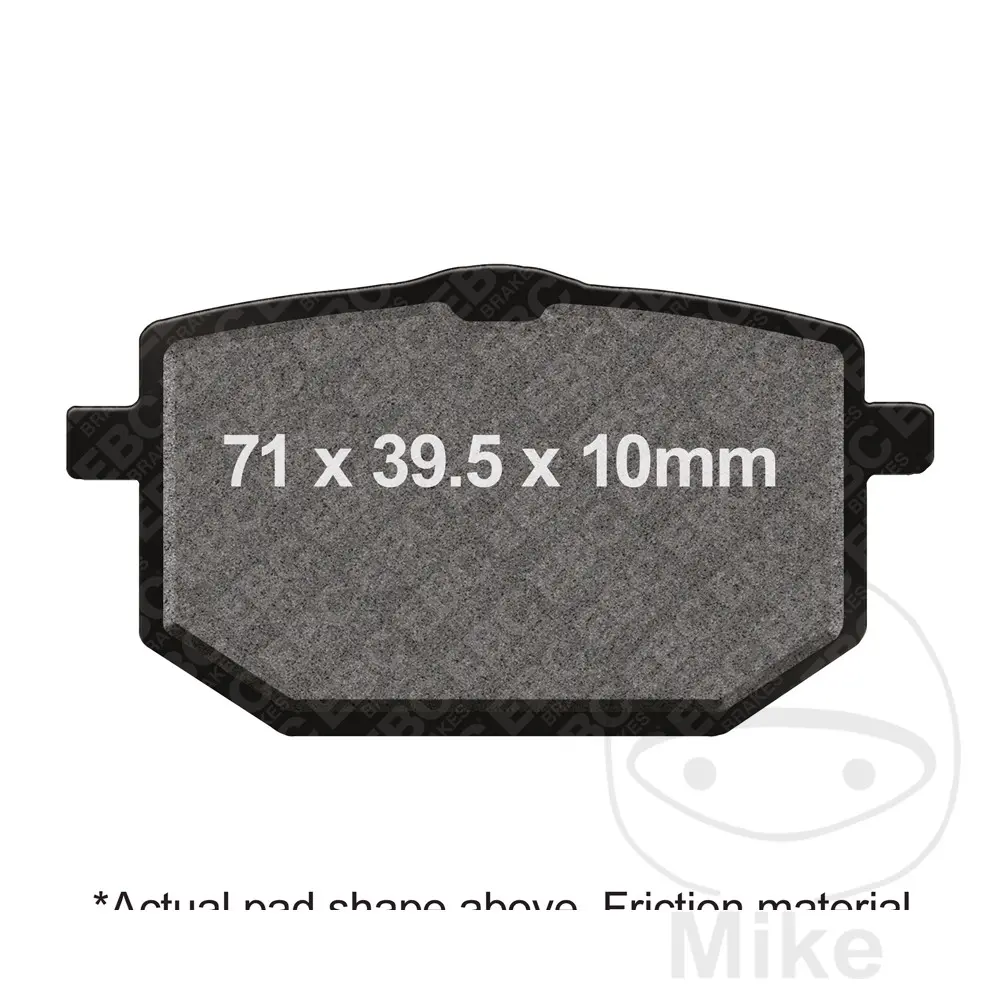 EBC brzdové destičky Standard EBC YAMAHA XT 600 Z TENERE 85-91, XT 600 H 87-90, XT 600 N 87-90 ( )