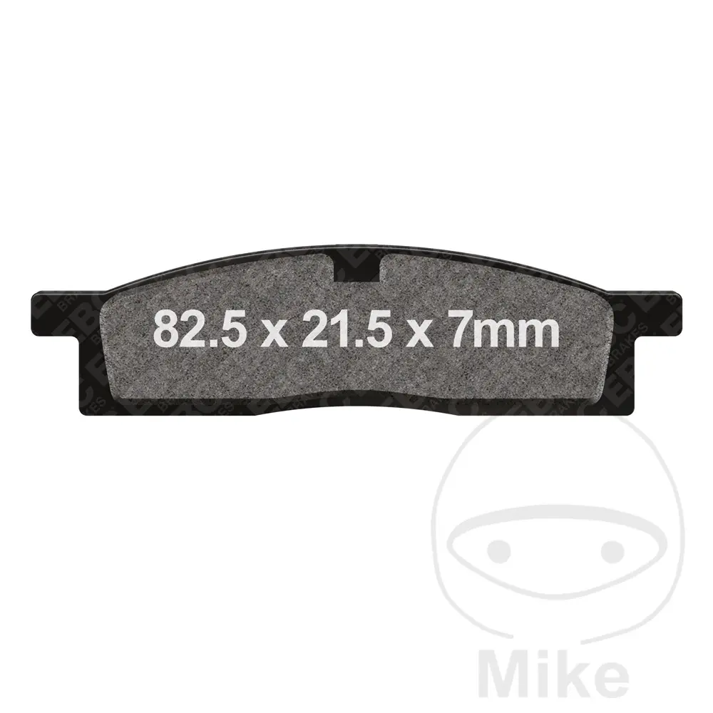EBC brzdové destičky Standard EBC YAMAHA TT-R 125 LW 00-16, TT-R 125 LWE 03-21, YZ 65 18-25, YZ 80  17/14  PALCŮ 86-01, YZ 80 LW  19/16 PALCŮ 94-01,