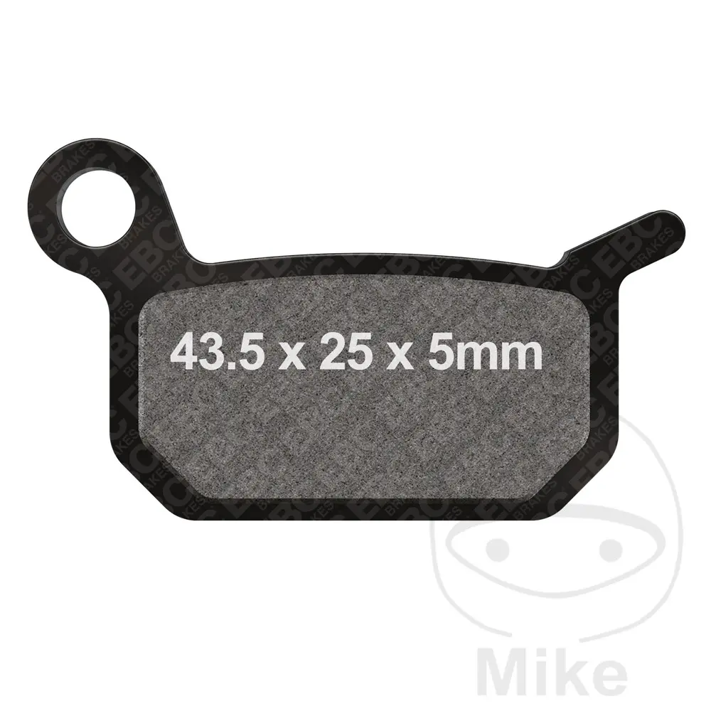 EBC brzdové destičky Standard EBC GAS GAS MC E5 21-23, GAS MC 50 21-24, HUSQVARNA CR 50 11-14, EE 5  12/10 ZOLL RÄDER 20-23, SM 50 11-16, TC 50 17-24,