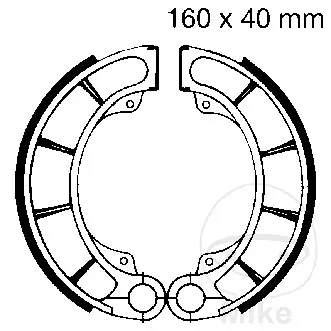 EBC brzdové čelisti s pružinou EBC HONDA CB 500 94-96, CB 750 NIGHTHAWK 91-92, CBX 650 E 83-84, CX 500 77-83, CX 500 C 80-81, CX 500 C CUSTOM 82-84,