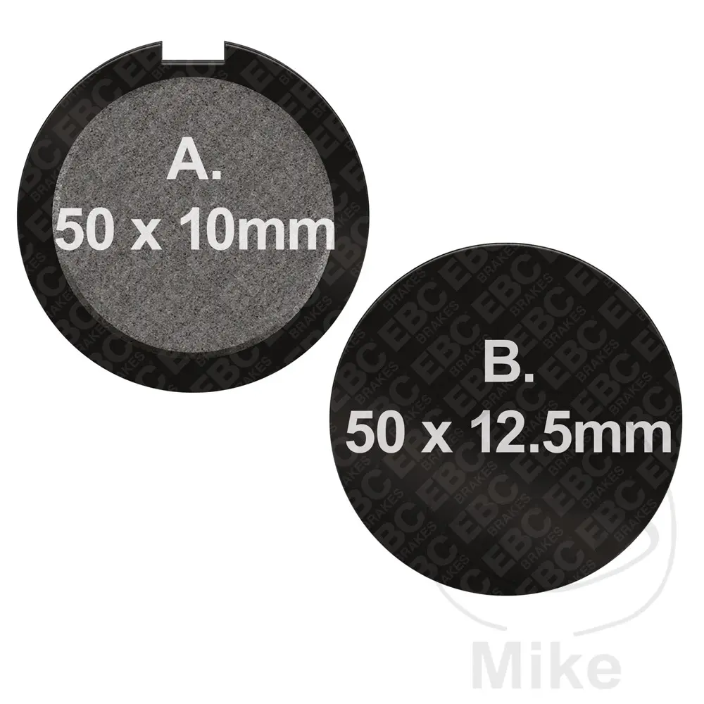 EBC brzdové destičky Standard EBC KAWASAKI H1 500 72-75, H2 750 MACH 4 72-75, S3 400 MACH 2 74-75, Z1 900 73, Z1A 900 74, Z1B 900 75, SUZUKI GT 125