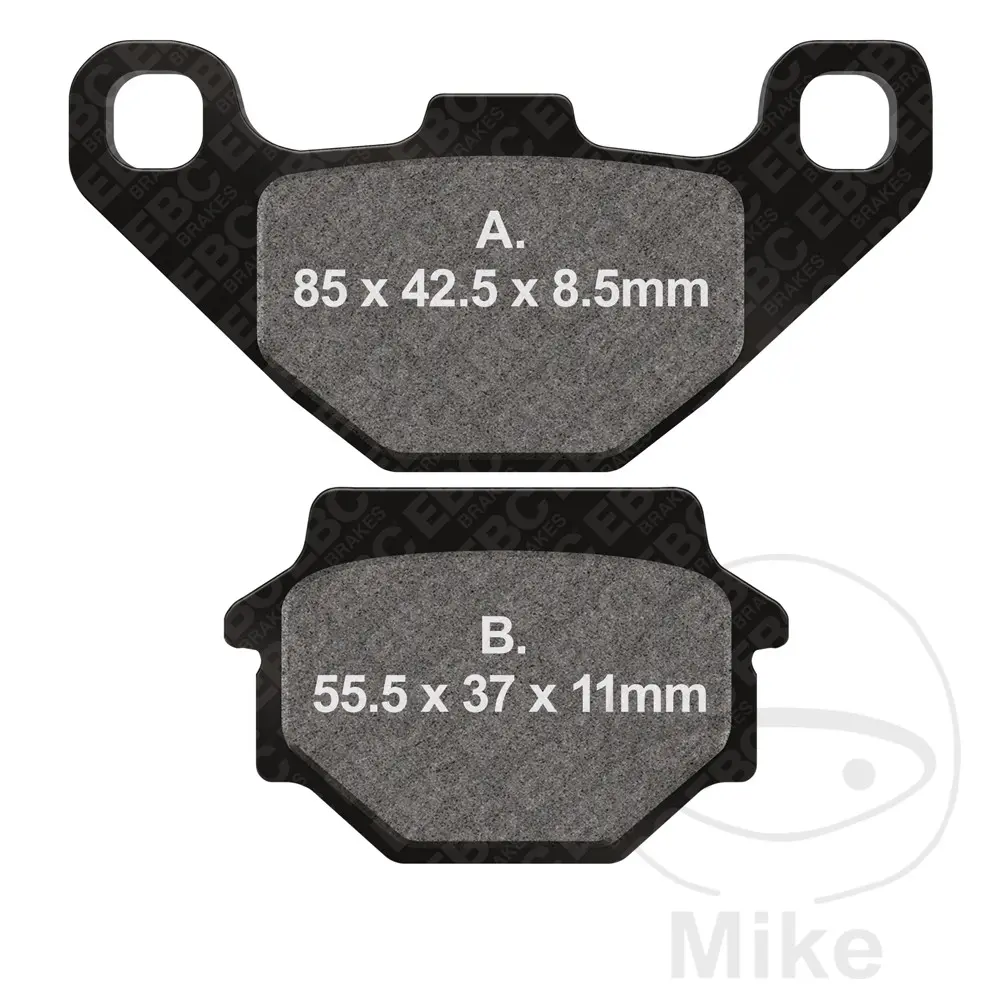 EBC brzdové destičky Standard EBC SUZUKI LT-A 500 F VINSON 4WD 03-07, LT-F 500 F QUADMASTER 4X4 03-04 ( )