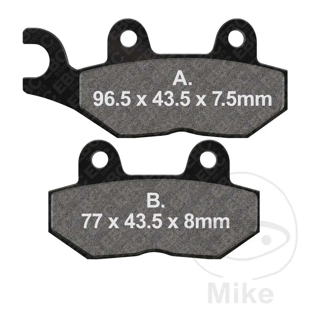 EBC brzdové destičky Sinter HH EBC TRIUMPH AMERICA 865 07, AMERICA 865 EFI 08-17, AMERICA 865 LT EFI 14-17, BONNEVILLE 800 01-06, BONNEVILLE 800
