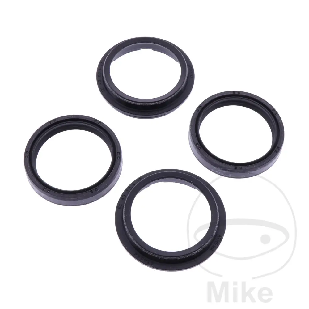 JMP gufera do vidlic sada 43X52.7X9.5 s prachovkou NOK GAS GAS MC 85  17/14 ZOLL 22-26, GAS MC 85  19/16 ZOLL 21-26, HUSQVARNA NORDEN 901  ABS 22-25,