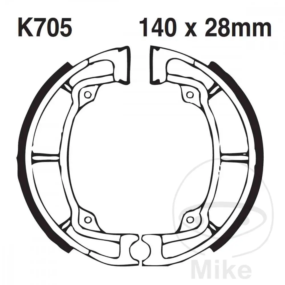EBC brzdové čelisti s pružinou EBC KAWASAKI KDX 175 80, KDX 250 80-81, KDX 400 79-80, KDX 420 81, KDX 450 82, KE 125 76-82, KL 250 78-79... ( )