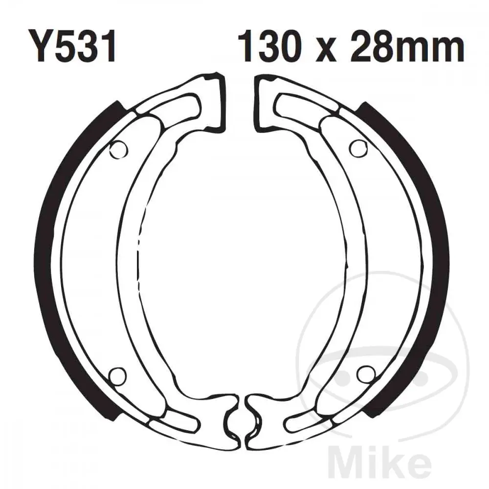 EBC brzdové BACK s Pružina EBC AJS JS 125 E ECO-2 LENKERVERKLEIDUNG 09-15, YAMAHA TW 125 H TRAILWAY 03-04, TW 125 N TRAILWAY 80 KM/H 03, TW 200