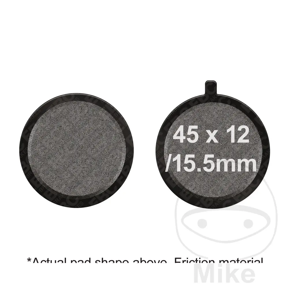 EBC brzdové destičky Standard EBC YAMAHA FS1 50 DX 77-80, FS1G 50 DX 76, RD 50 78, RD 50 DX 75-80, RD 125 DX 75-77, RD 200 DX 75-77, RS 100 DX 79-80
