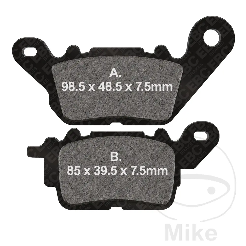EBC brzdové destičky Carbon SCO EBC MBK OCITO 125 OCITO ABS 15-18, YAMAHA ESS025 NEOS 22-25, ESS025B NEOS DUAL BATTERY 23-25, GPD 125 A NMAX ABS