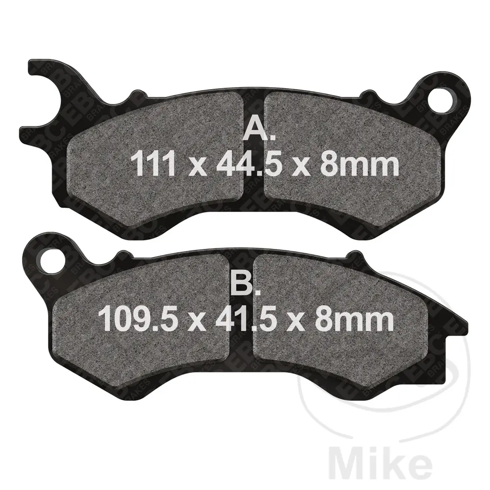 EBC brzdové destičky CA SCO EBC HONDA NHX 110 WH LEAD 10-13, NSC 50 WH VISION 14 PALCŮ 12-13, NSC 50 MPD VISION 16 PALCŮ 12-19, NSC 50 R 2WH 13, NSC